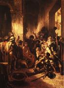 Alexandre Gabriel Decamps Christ at the Praetorium oil painting picture wholesale